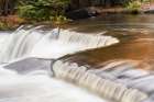 USA, Michigan, Ottawa National Forest. Waterfalls on Ontonagon River. Art Print
